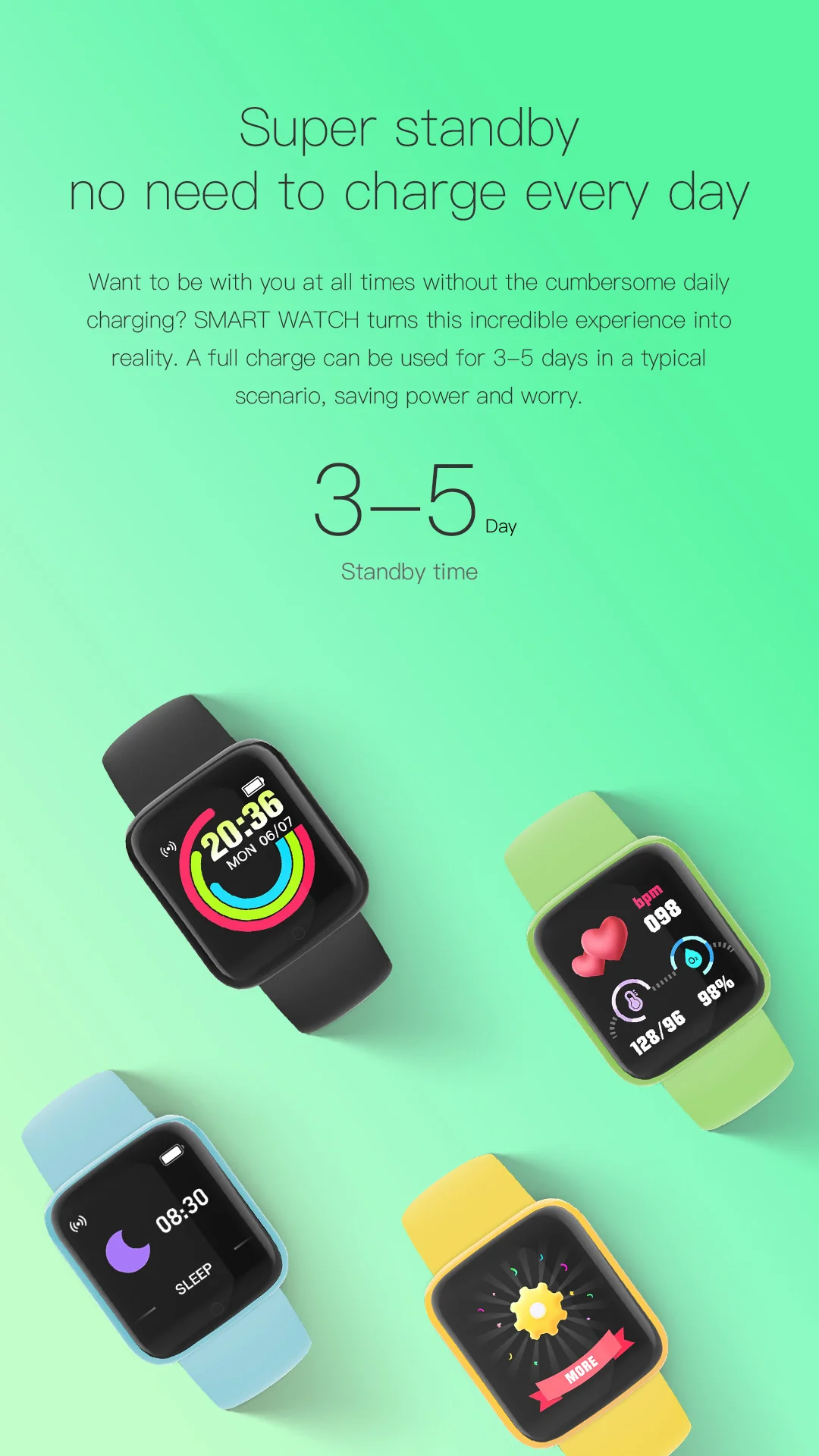 D20 Bluetooth Smart Watch - Image 20