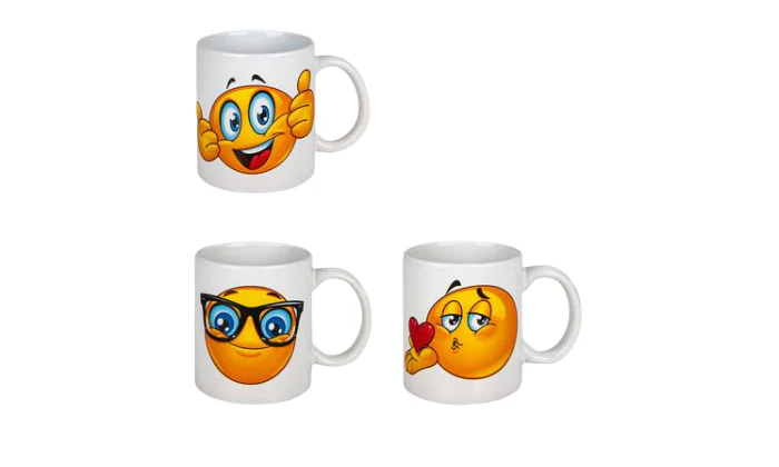 Daily Icon Straight Mug – 320ml (Assorted)