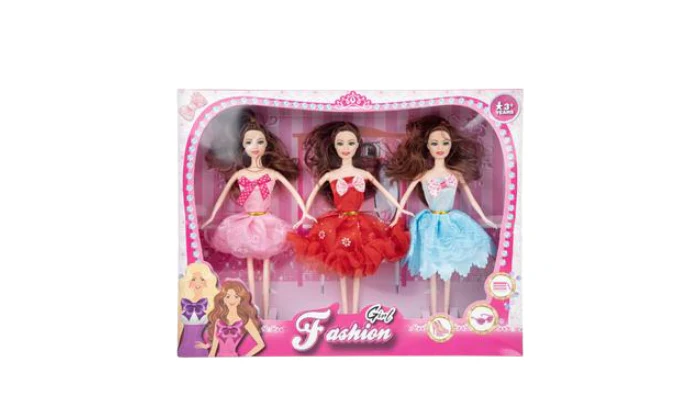 Fashion Doll Set of 3 – 29cm