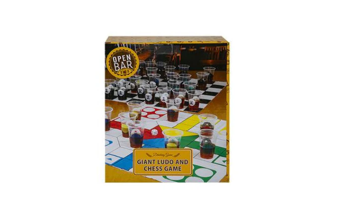 Drinking Game Giant Ludo+Chess