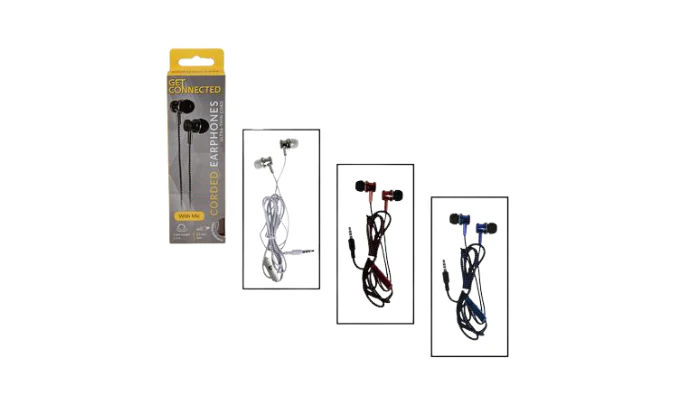 Earphones With Mic And Volume Control