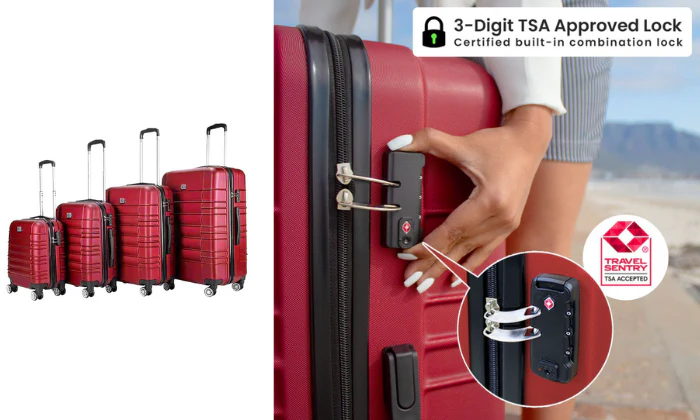 ECO Luggage 4 Piece Hardshell Set - Image 9