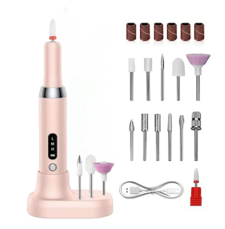 15000RPM Electric Nail Drill Machine With Accessories - Image 4