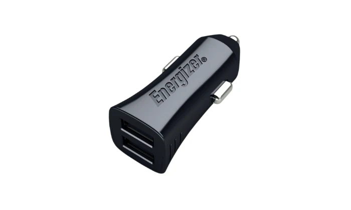 Energizer 17W 2.4A Dual USB Car Charger & 1m USB Type C Cable