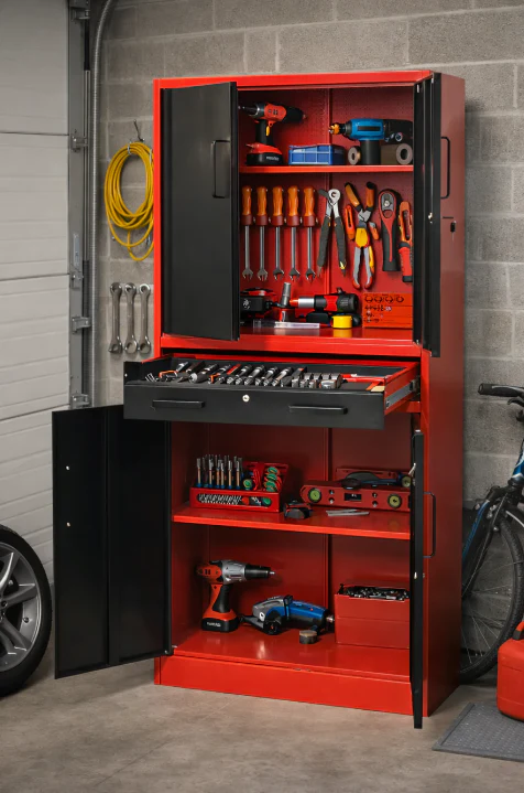 Essentra Metal Cabinet with Drawer - Image 5