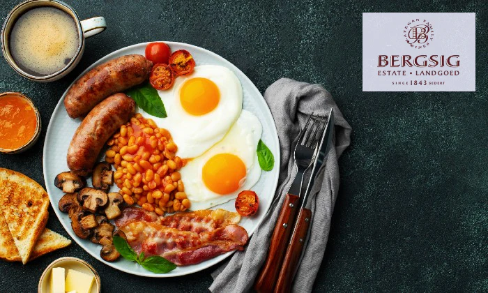 Farmhouse Breakfast each for 2 at Bergsig Bistro