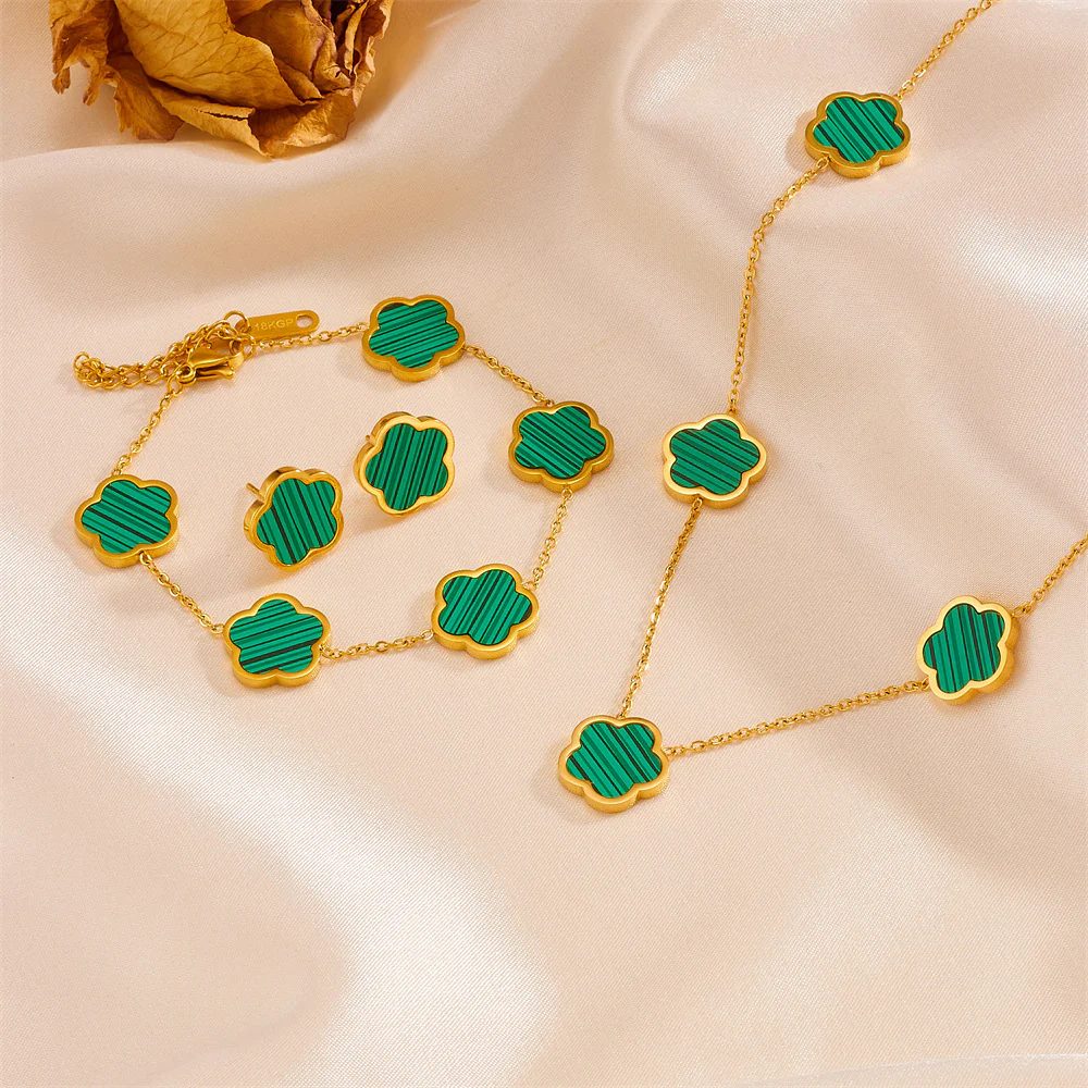 Van Cleef-Inspired 3-Piece Luxury Jewelry Set - Image 13