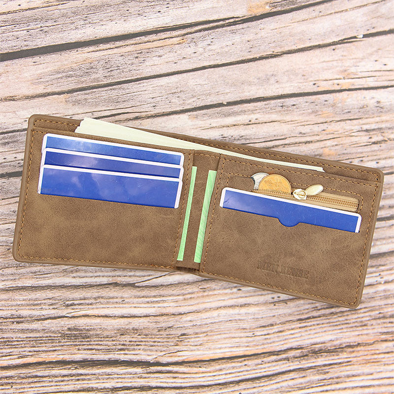 Men's Multi-Card Vintage Wallet - Image 5