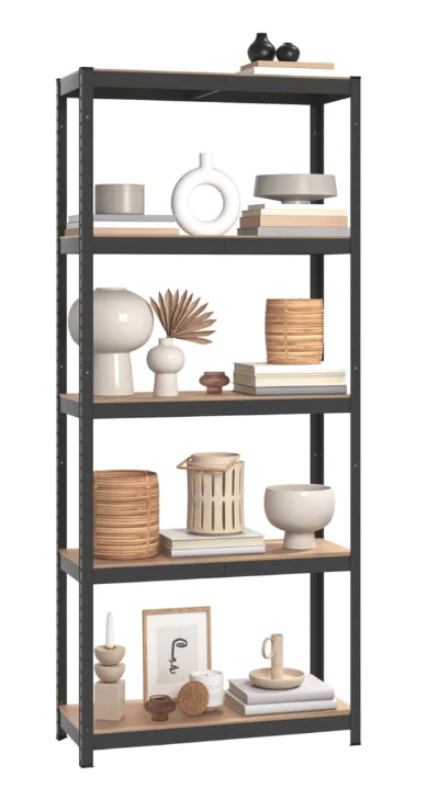 6 Layer Matt Black Shelf - Fine Living - Single/Double Pack - Image 8
