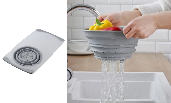 Fine Living - Chopping Board & Drainer - Image 2
