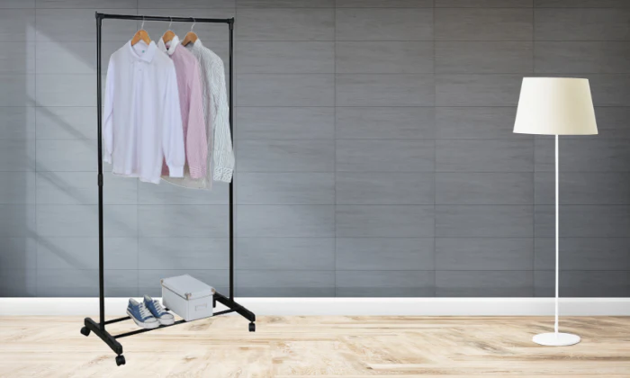 Fine Living - Clothing Rail - Black