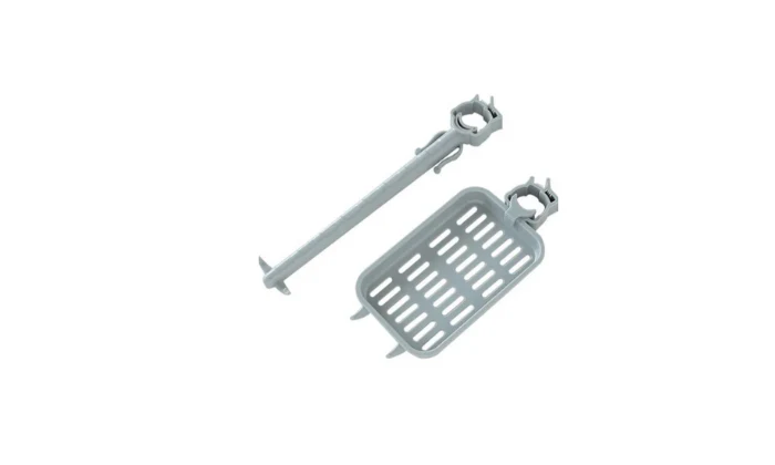 Fine Living -Kitchen towel And Sponge holder - White - Image 2