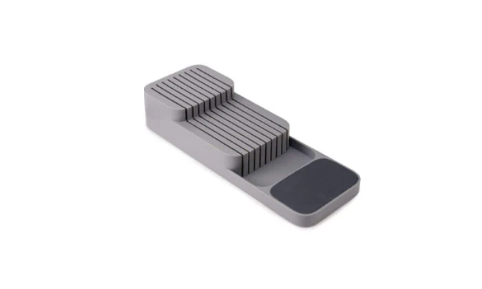 Fine Living Sharp Safe Knife Draw Organiser Grey