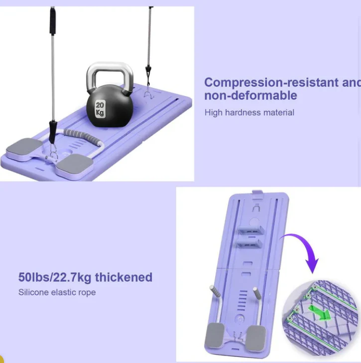Foldable 4-in-1 Pilates Reformer Board - Image 4