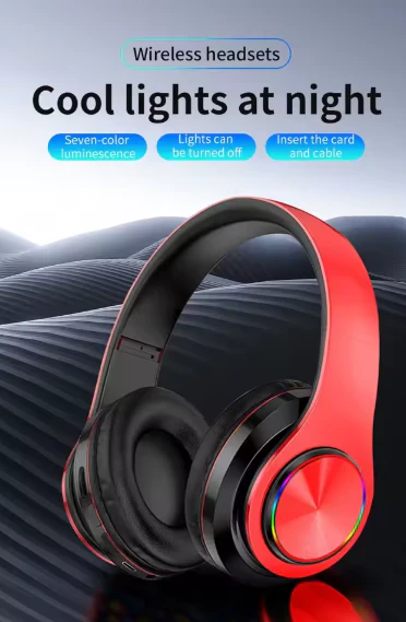 BT 5.0 Luminous Foldable Wireless Headset - Image 14