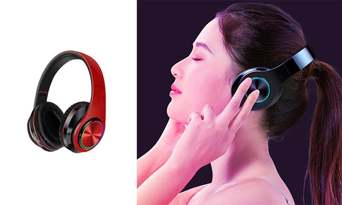 BT 5.0 Luminous Foldable Wireless Headset - Image 3