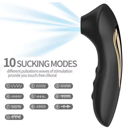 10-Frequency Rose Sucker Honey Bean Vibrator - Image 9