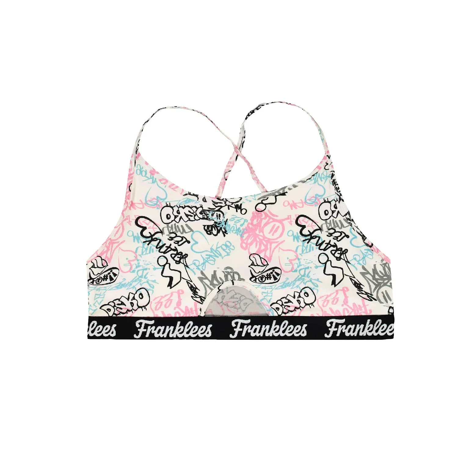 Franklees Soft Cotton Cut-Out Bralette - Image 4