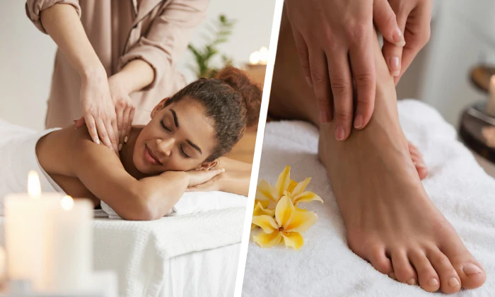 Full Body Swedish Massage & Classic Pedicure Combo at Funarya Beauté