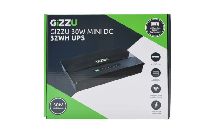 Gizzu 30W Mini DC 32Wh UPS - Image 2