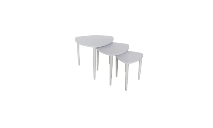 Grandeur Nesting Table - 3pc - Fine Living - Image 2