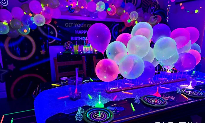 3-Hour Neon Party with Bubble Tent and Castle Combo Hire at Big Mirage - Image 3