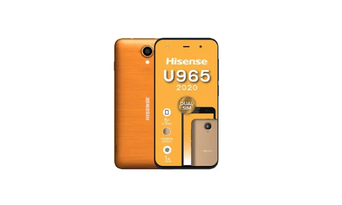 Hisense U965 2020 8GB Dual Sim - Amber - Image 2