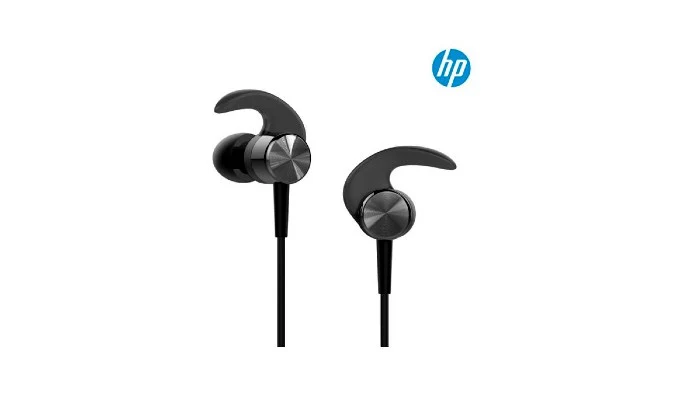 HP In-Ear MultiFunction Musical Earphones - Black & Silver - Image 3