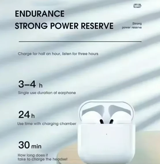 Pro4 TWS Bluetooth Earphones - Image 14