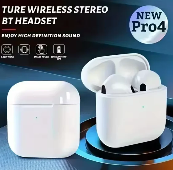 Pro4 TWS Bluetooth Earphones - Image 4