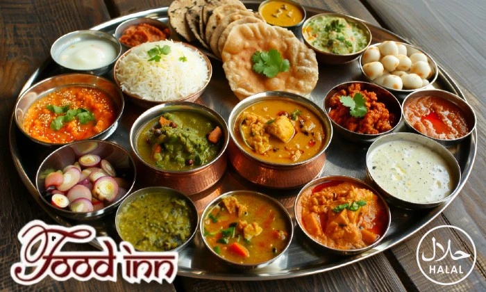 Indian Feast: 1 x Maharaja Thali for 1 or 2 at Food Inn India