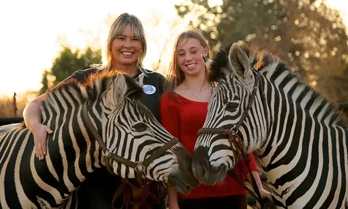 Interactions and Photos with Zebras for Kids or Adults at Lila's Zebra Safaris - Image 3