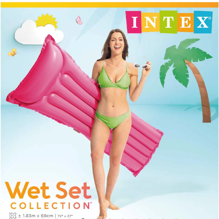 Intex Air Mat Lounger – 183 × 69cm - Assorted Colours - Image 5