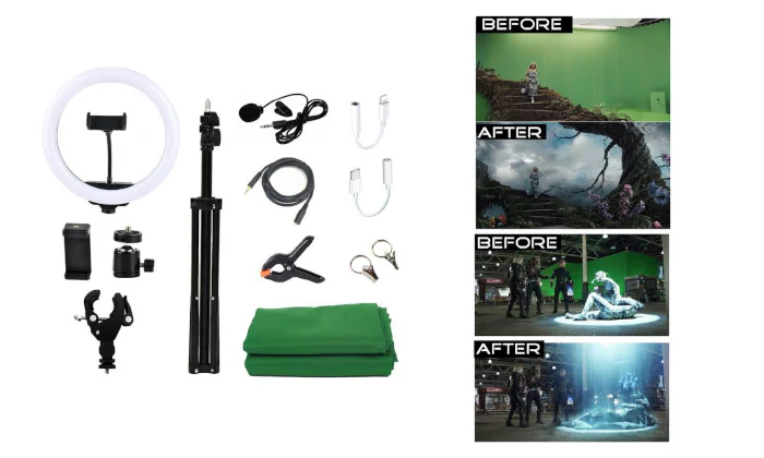 Jack Brown 14" Studio Video Creator Ring Light & Accessories Kit - Image 2