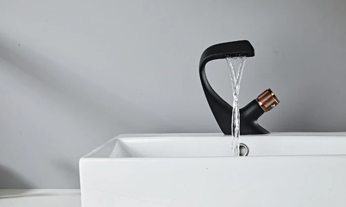 Jack Brown Basin Sink Mixer Waterfall Faucet Bathroom Tap - Image 5