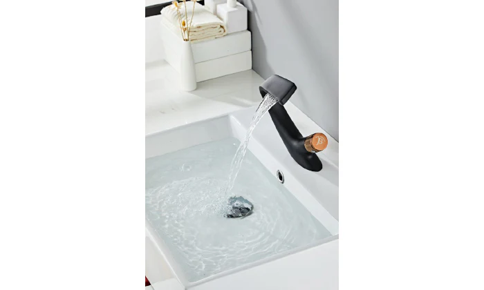 Jack Brown Basin Sink Mixer Waterfall Faucet Bathroom Tap - Image 6