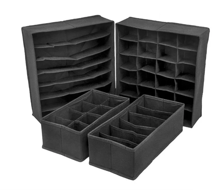 Jack Brown Drawer Organizers for Clothing, Bra and Underwear - Set of 4 - Image 5