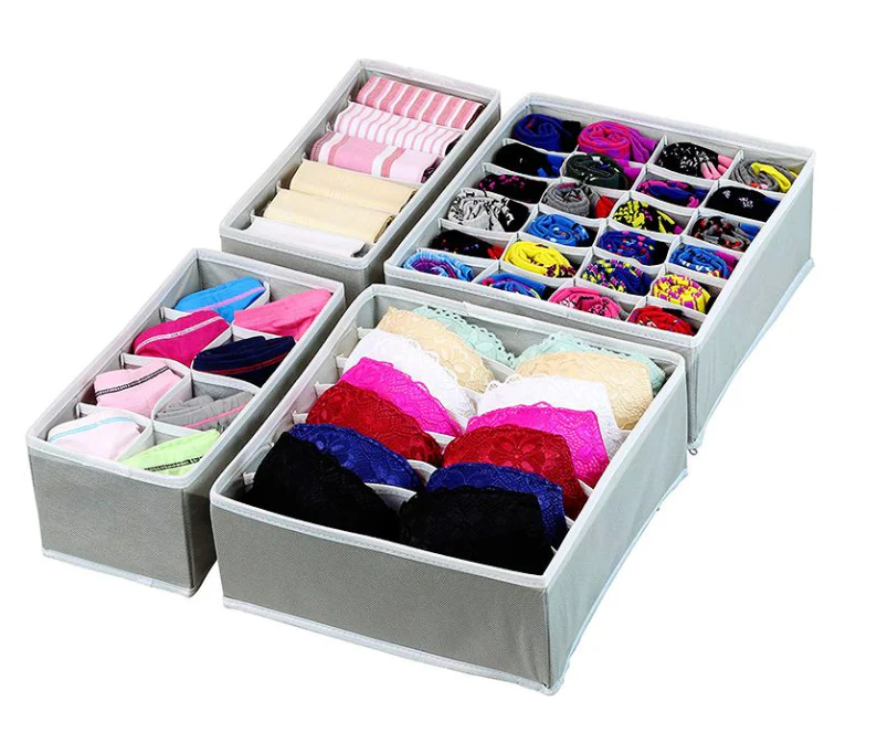 Jack Brown Drawer Organizers for Clothing, Bra and Underwear - Set of 4 - Image 8