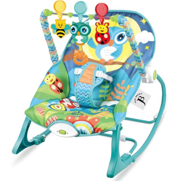 Jack Brown Infant-to-Toddler Baby Bouncing Musical Rocker Chair - Image 5