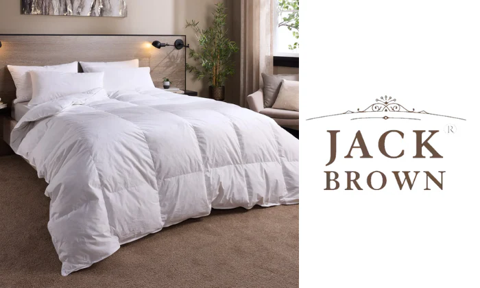 Jack Brown Luxurious Duck Down Duvet - Various Sizes
