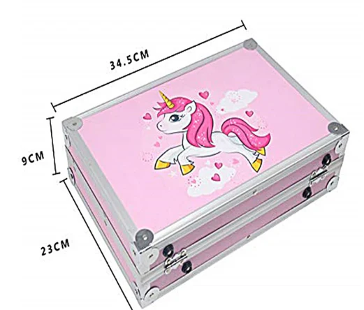 Unicorn Art & Craft Set with Aluminum Box - 145 Piece - Image 10