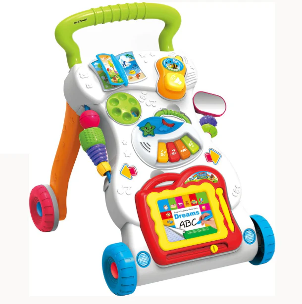 Jack Brown Multifunctional First Steps Baby Walker Toy - Image 4