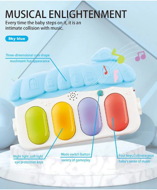 Jack Brown Piano Baby Play Mat - Image 6