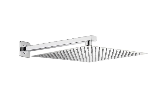 Jack Brown Unique Square Rain Fall Shower Head & Arm Set - Image 8