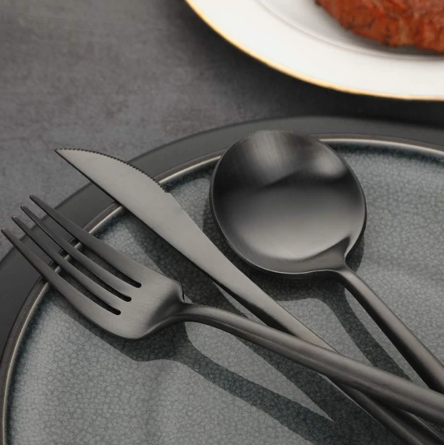 Jane Becker 24-Piece Stainless Steel Cutlery Set - Premium Quality - Image 21
