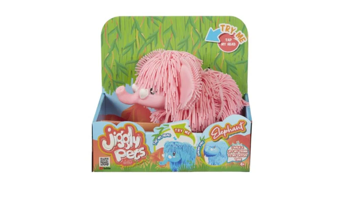 Jiggly Pets - Walking Elephant - Pink - Image 2