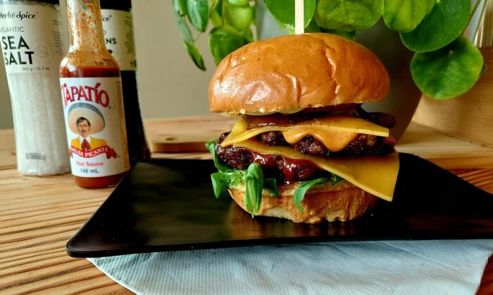 Juicy Double Smash Cheeseburger Meal for 2 with Iced Matcha & Sweet Treat at Café Culcha, Sea Point - Image 9