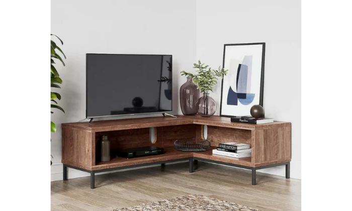 Lancaster L Shape TV stand Unit - Fine Living