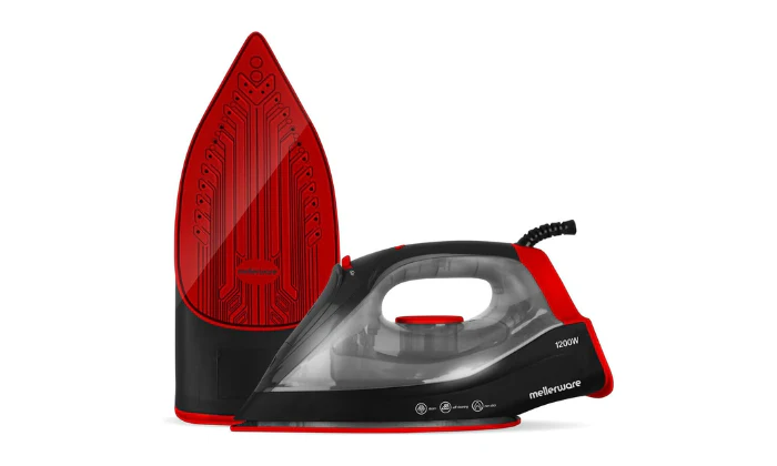 Mellerware 250ml Non-Stick Steam/Dry Iron Black 1200W "Glide II"