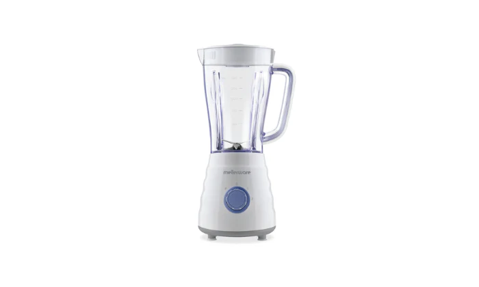 Mellerware Jug Blender With Coffee Mill & 4 Metal Straws 1.5L